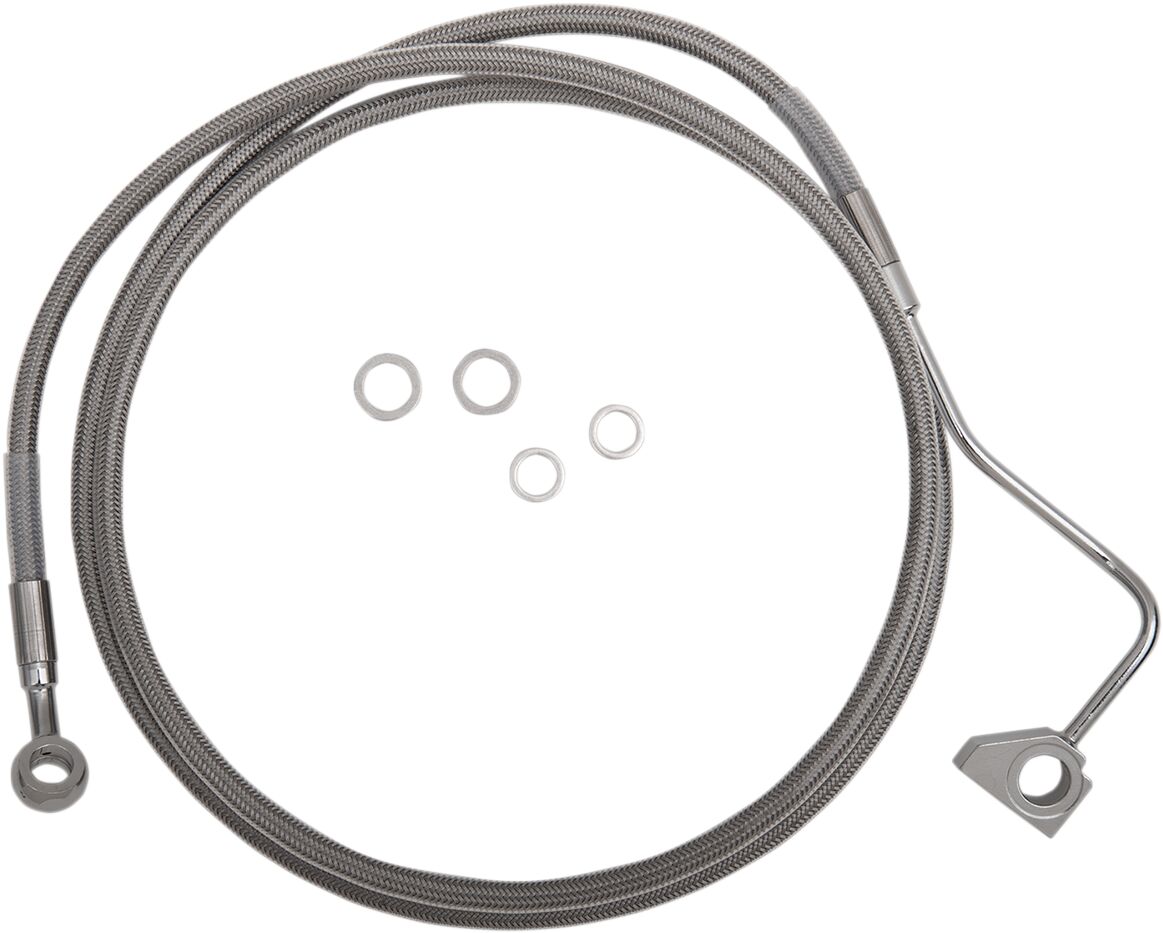 Drag Specialties Extended Length Stainless Steel Brake Line Kit