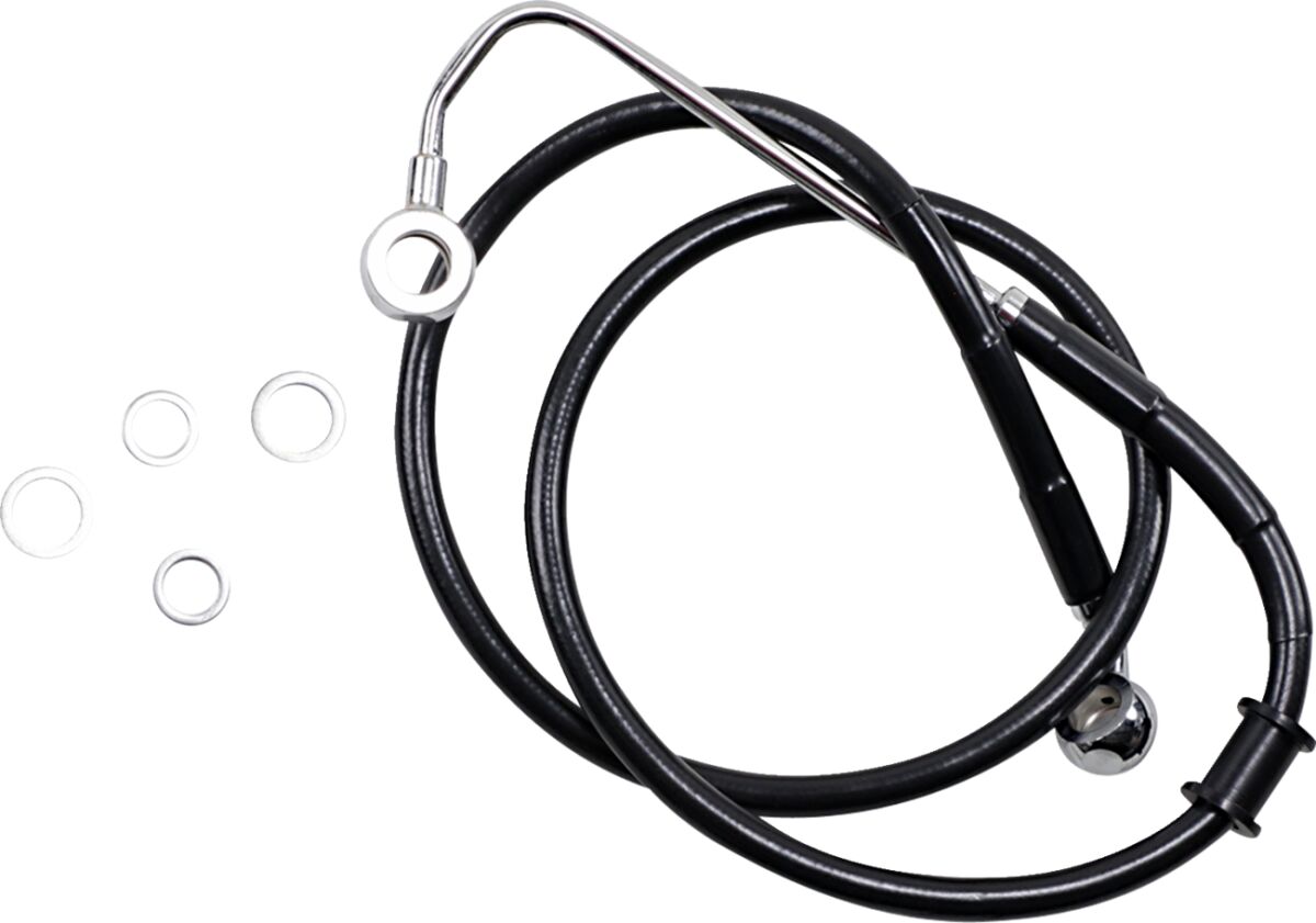 Drag Specialties Extended Length Stainless Steel Brake Line