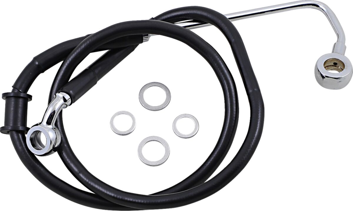 Drag Specialties Extended Length Stainless Steel Brake Line