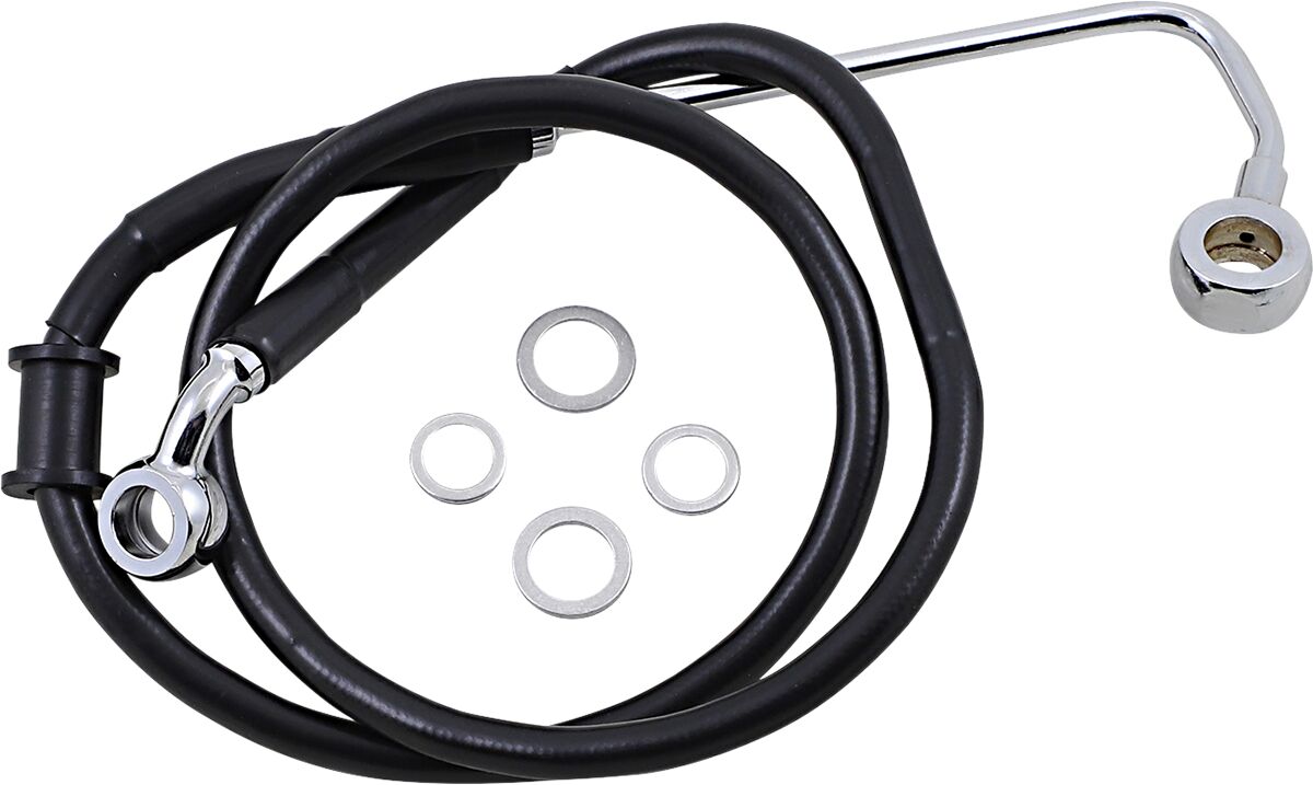 Drag Specialties Extended Length Stainless Steel Brake Line