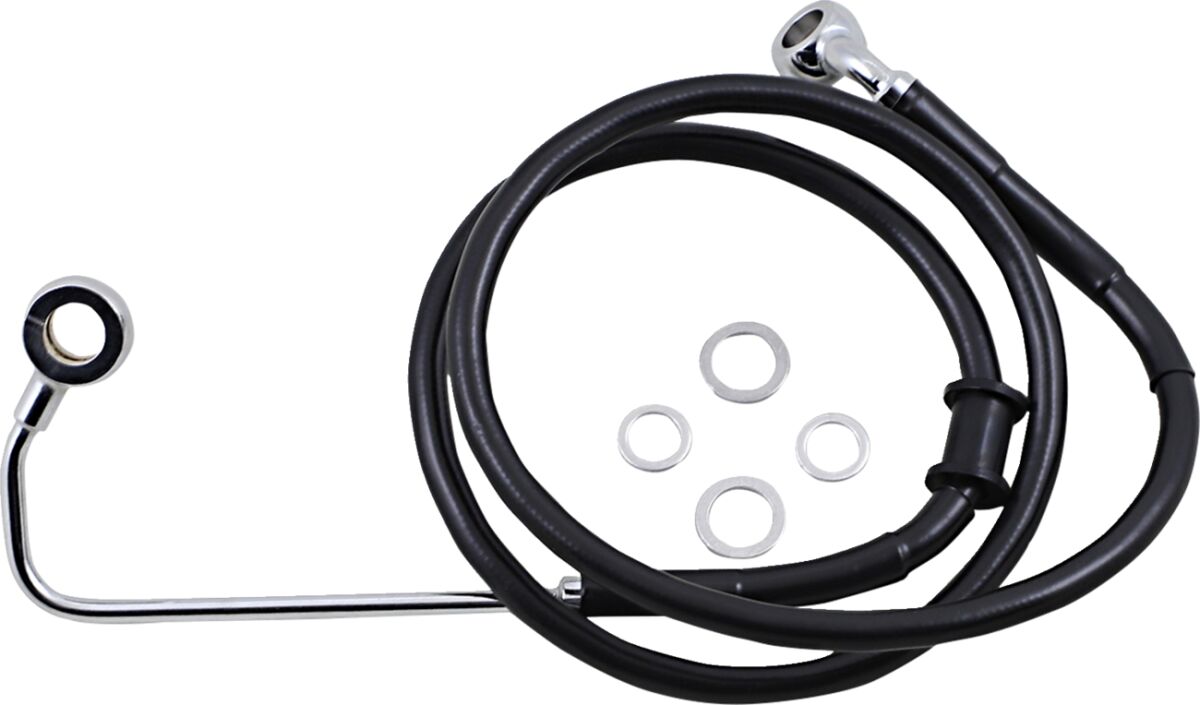 Drag Specialties Extended Length Stainless Steel Brake Line