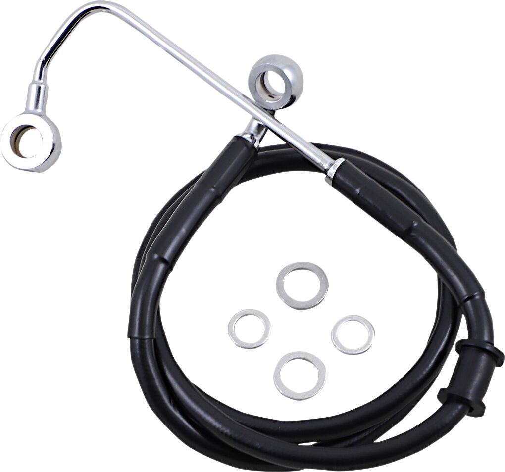 Drag Specialties Extended Length Stainless Steel Brake Line