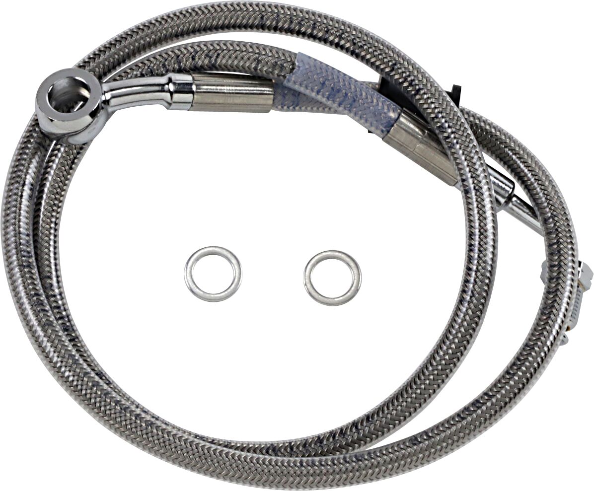 Drag Specialties Extended Length Stainless Steel Brake Line