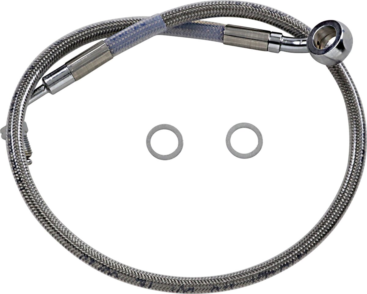 Drag Specialties Extended Length Stainless Steel Brake Line