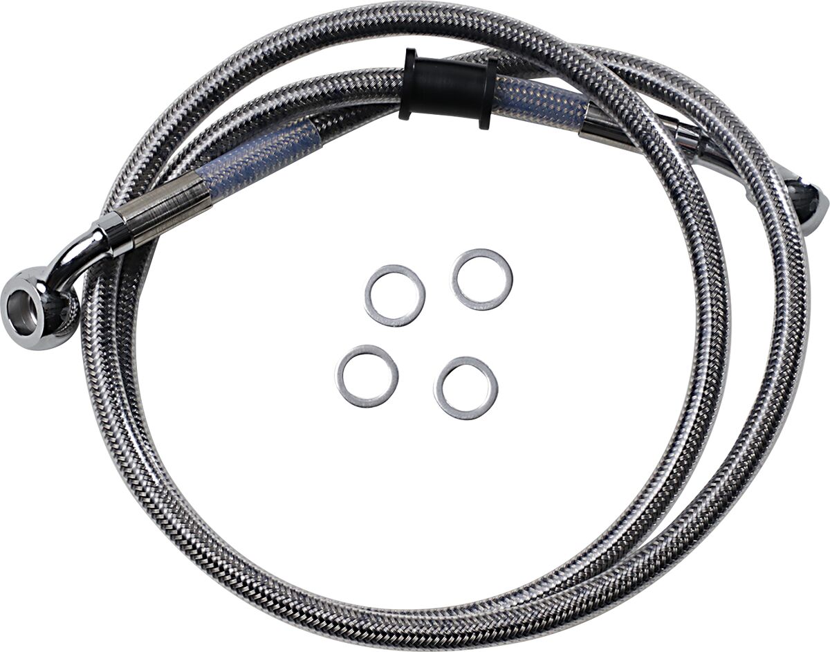 Drag Specialties Stainless Steel Brake Line Kit