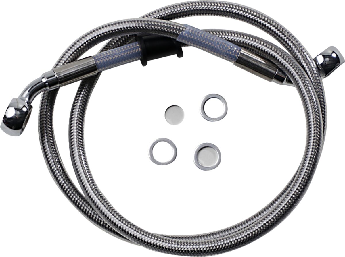 Drag Specialties Stainless Steel Brake Line Kit
