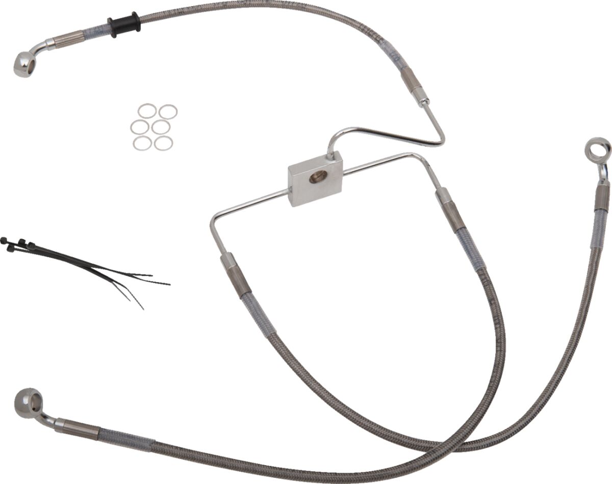 Drag Specialties Stainless Steel Brake Line Kit