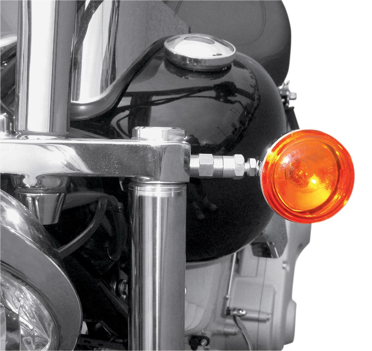 Drag Specialties Front Turn Signal Relocation Kit