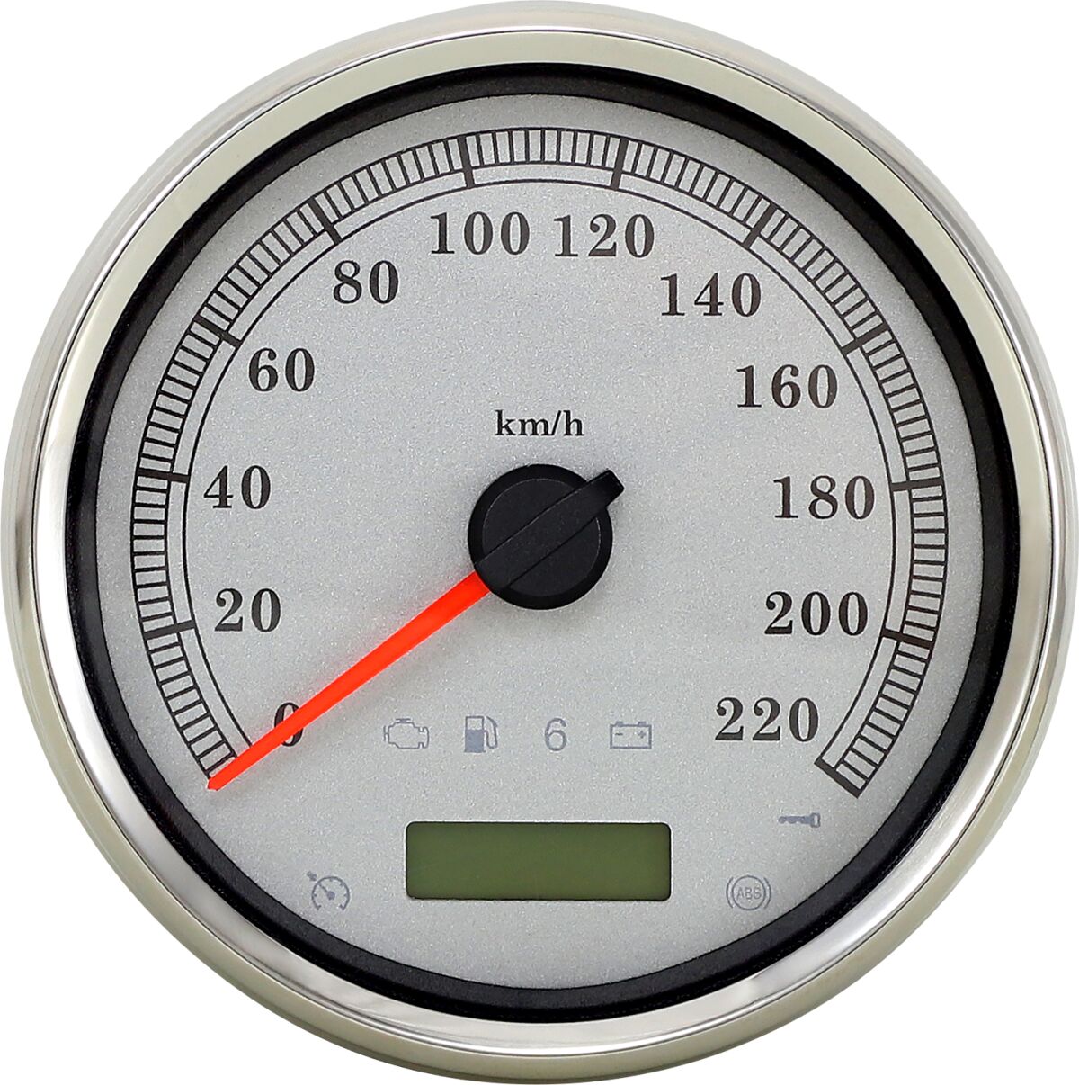 Drag Specialties 5" Programmable Electronic Metric Speedometer