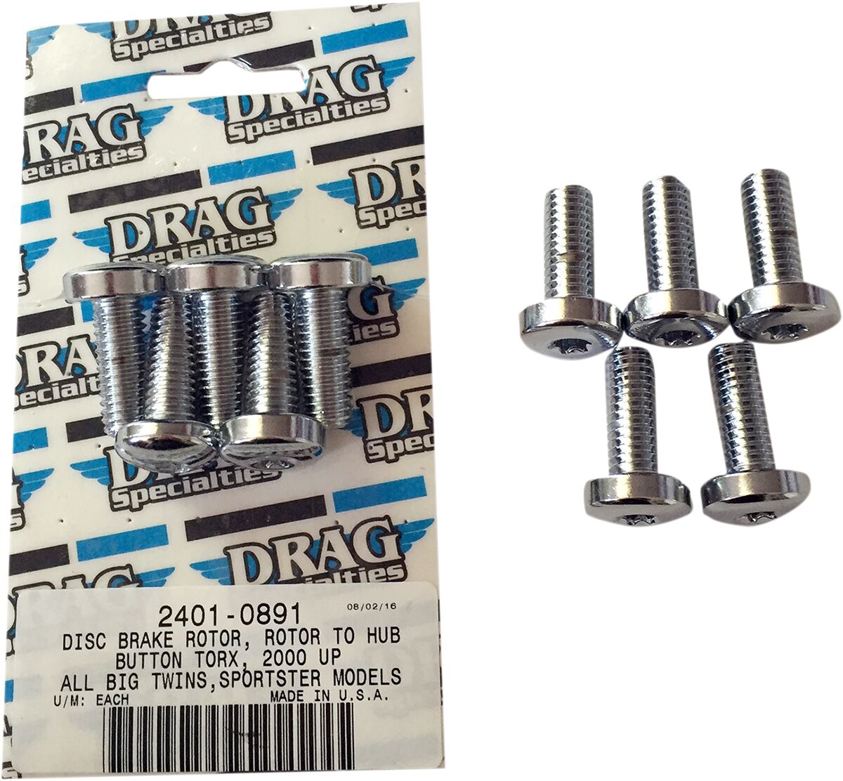 Drag Specialties Disc Brake Hub Mounting Kit