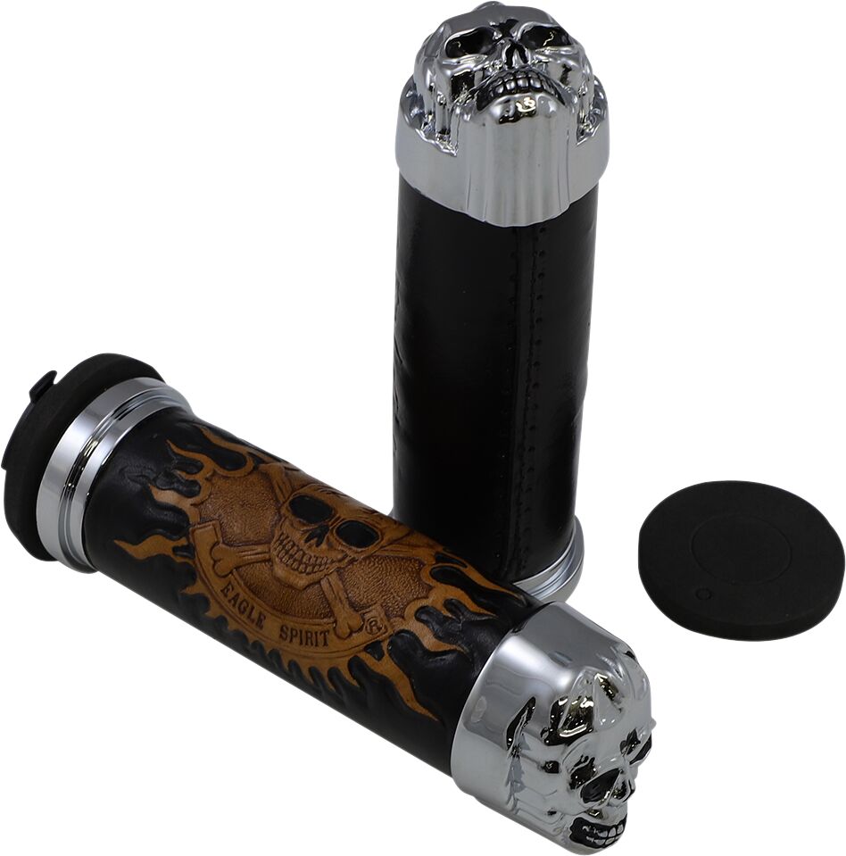 Drag Specialties Skull Grips