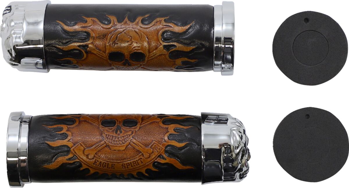 Drag Specialties Skull Grips