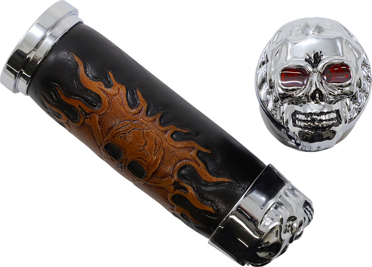 Drag Specialties Skull Grips