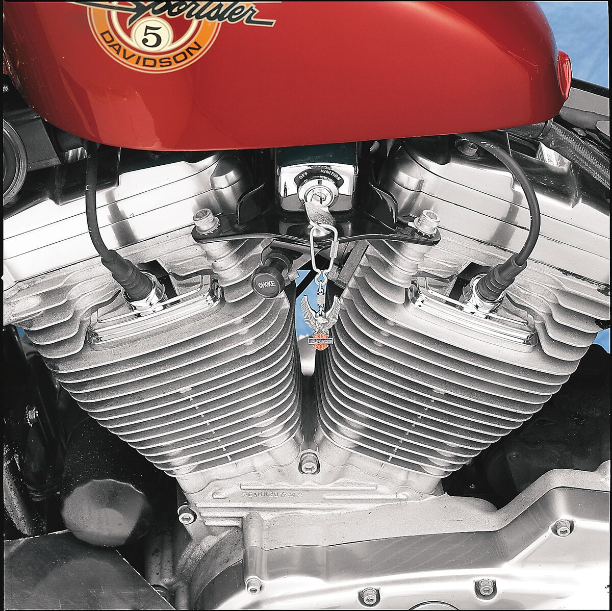 Drag Specialties Chrome Head Bolt/Spark Plug Cover