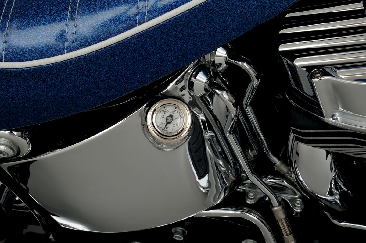 Drag Specialties Oil Plug Temperature Gauge