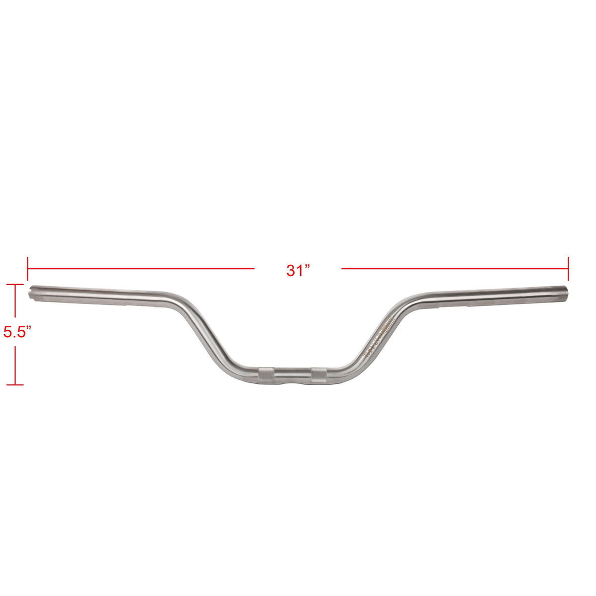 Thrashin stainless high-bend handlebar TSC-2713-0 – view 2