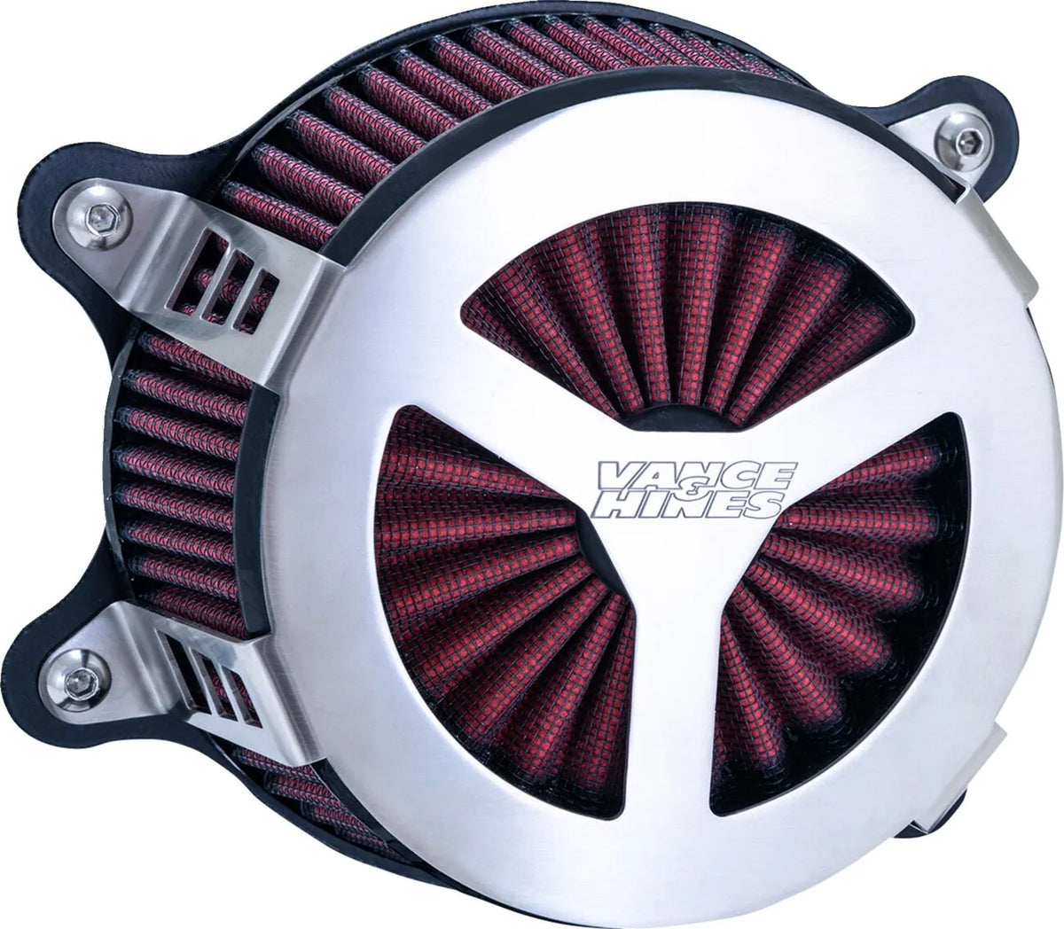 Vance & Hines VO2 Radiant III Air Intake – Brushed Stainless – Milwaukee-Eight