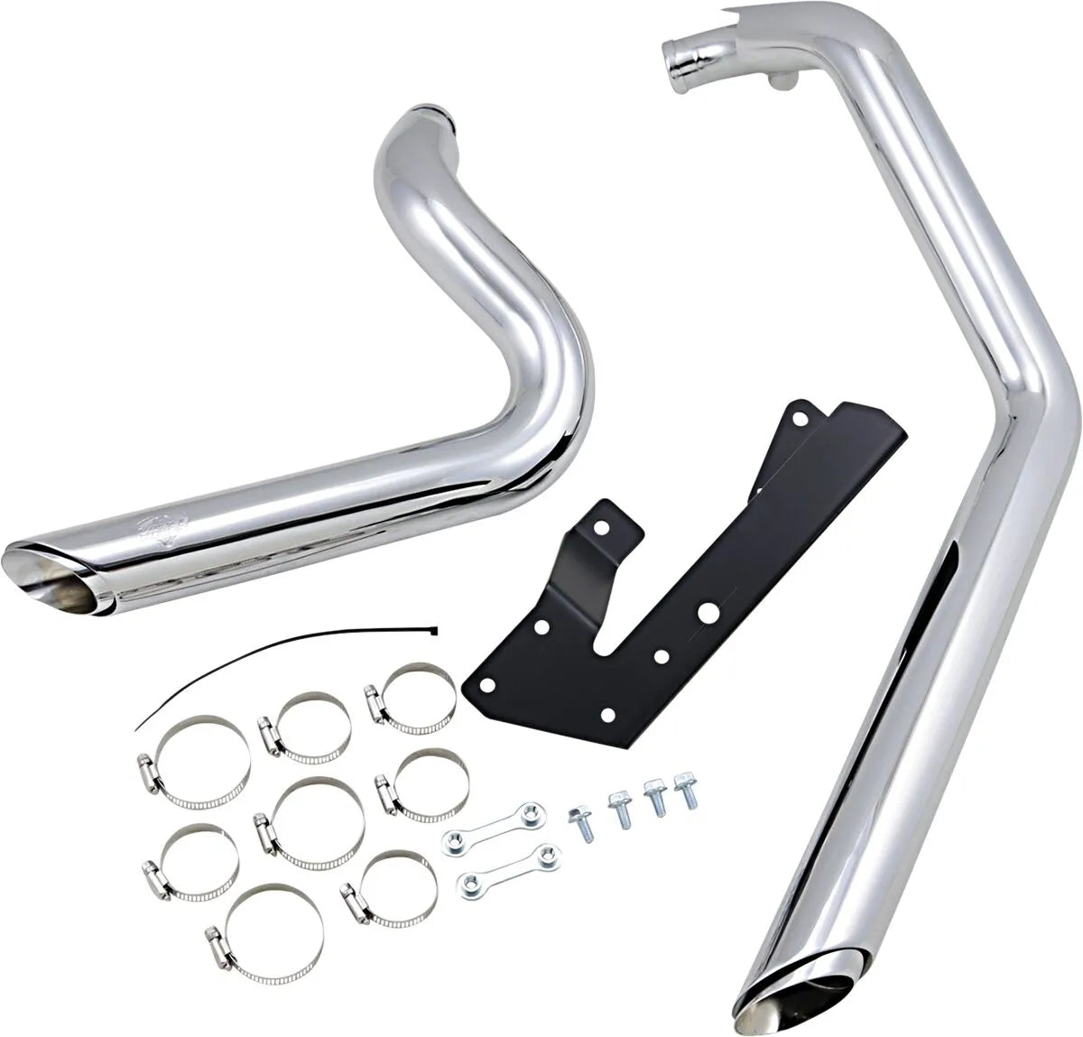 Vance & Hines Shortshots Staggered Exhaust System – Chrome – 17219