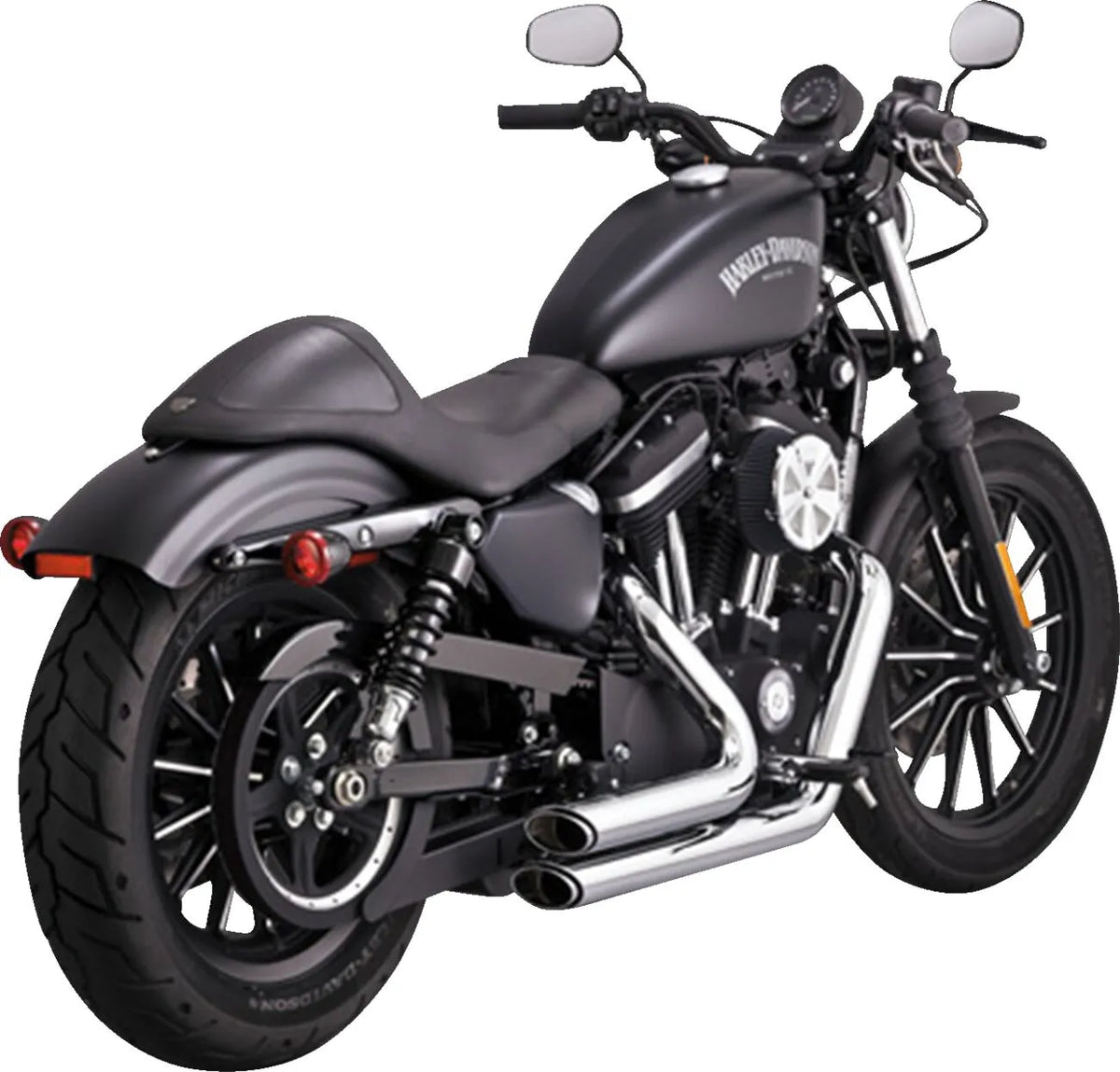 Vance & Hines Shortshots Staggered Exhaust System – Chrome – 17329