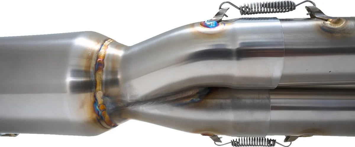 Vance & Hines Hi Output Exhaust System – Silver, Brushed Works – 27321