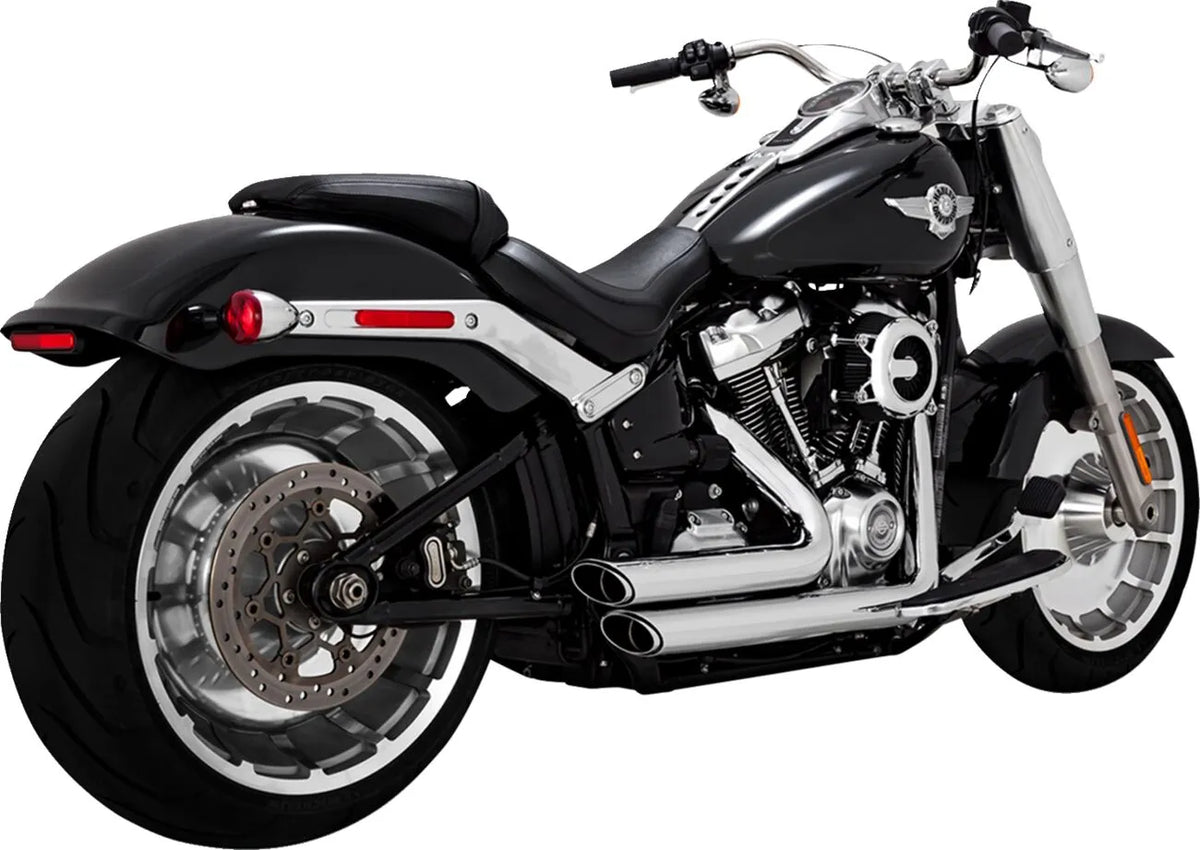 Vance & Hines Shortshots Staggered Exhaust System – Chrome – 17335