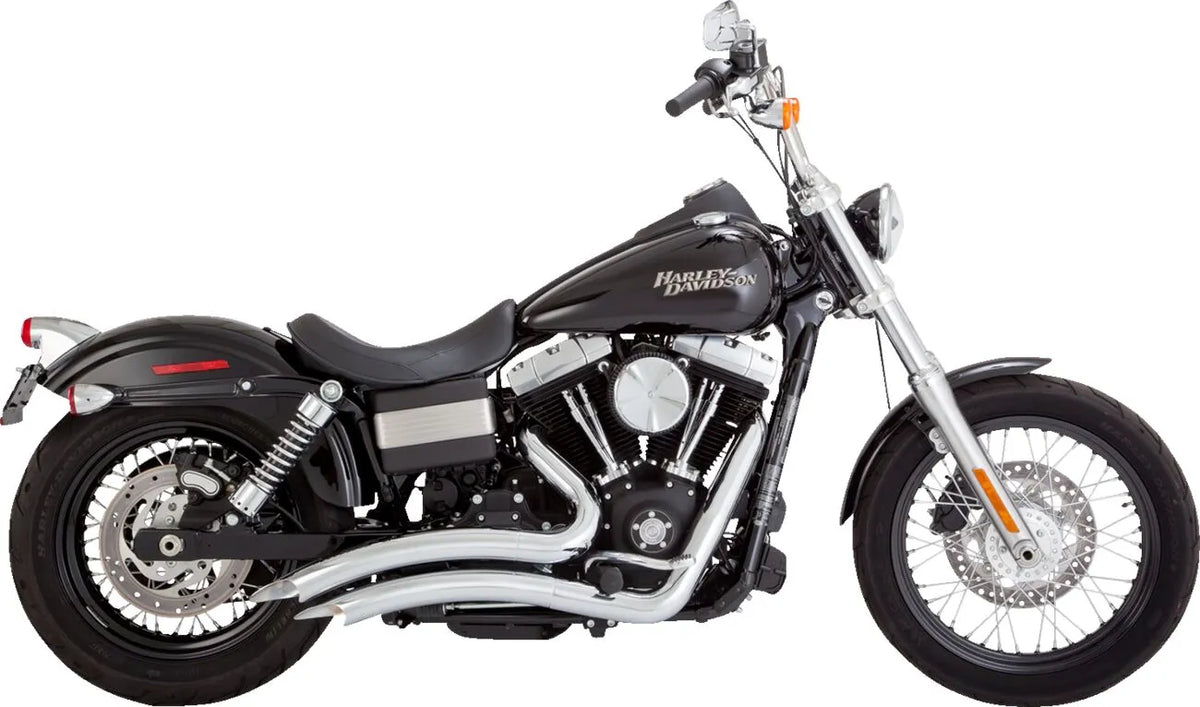 Vance & Hines 2-into-2 Big Radius Exhaust System – Chrome – 26081