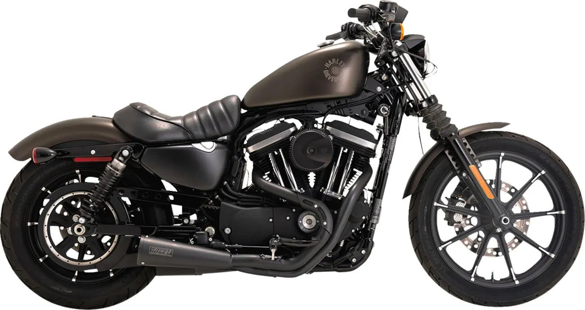 Vance & Hines 2-into-1 Upsweep PCX™ Exhaust System – Black, Matte – 47328