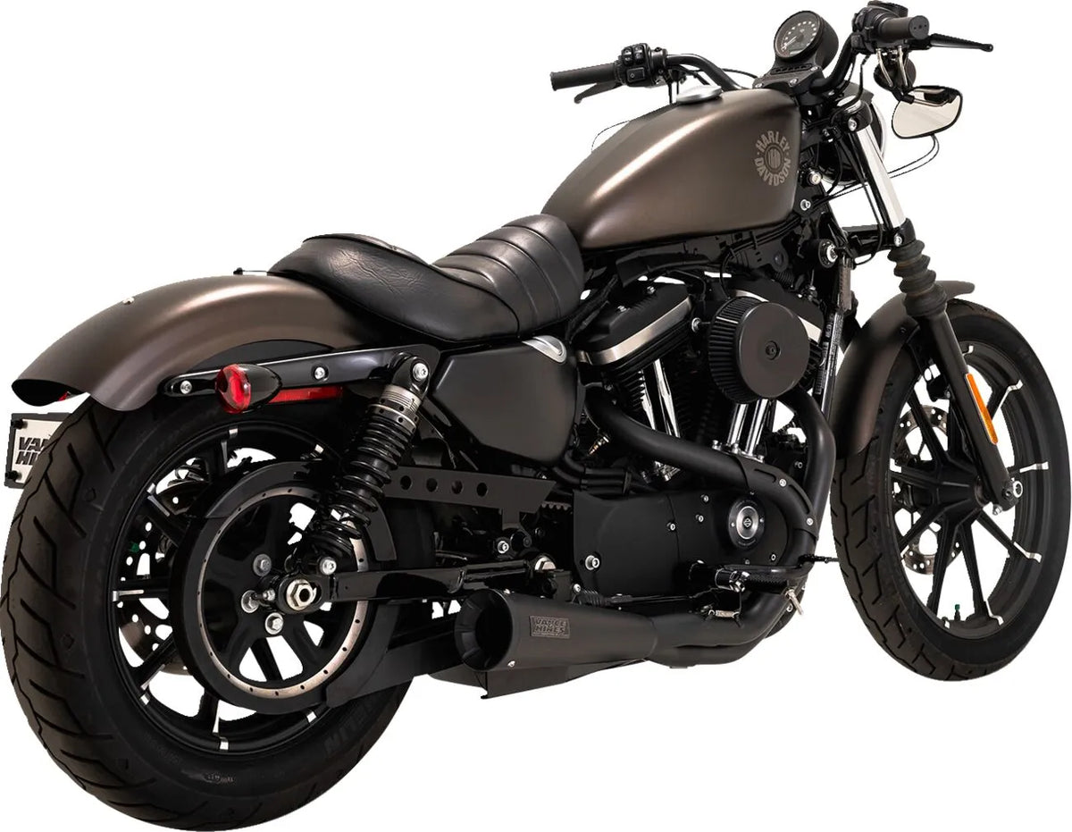 Vance & Hines 2-into-1 Upsweep PCX™ Exhaust System – Black, Matte – 47328