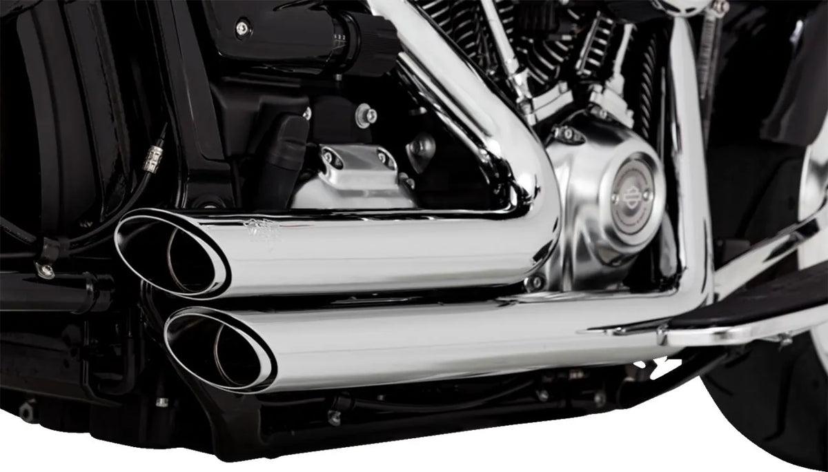 Vance & Hines Shortshots Staggered Exhaust System – Chrome – 17335-22