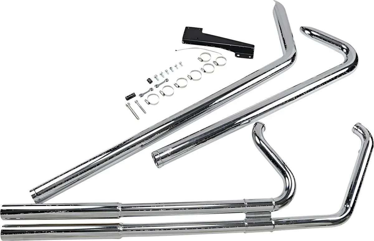 Vance & Hines Big Shots Long Exhaust System – Chrome – 17924
