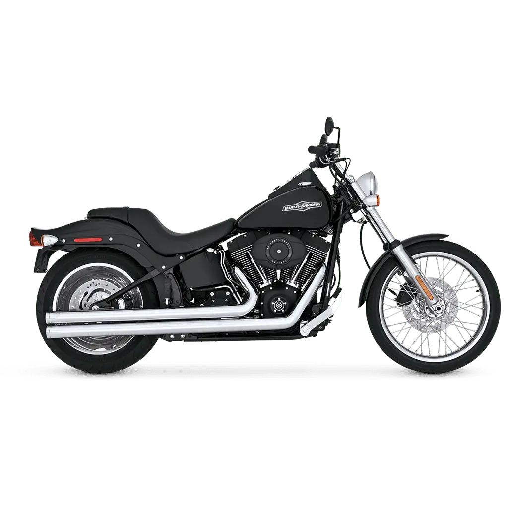 Vance & Hines Big Shots Long Exhaust System – Chrome – 17924