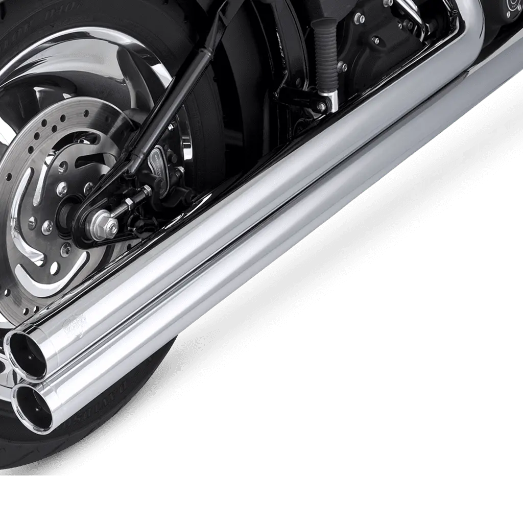 Vance & Hines Big Shots Long Exhaust System – Chrome – 17924
