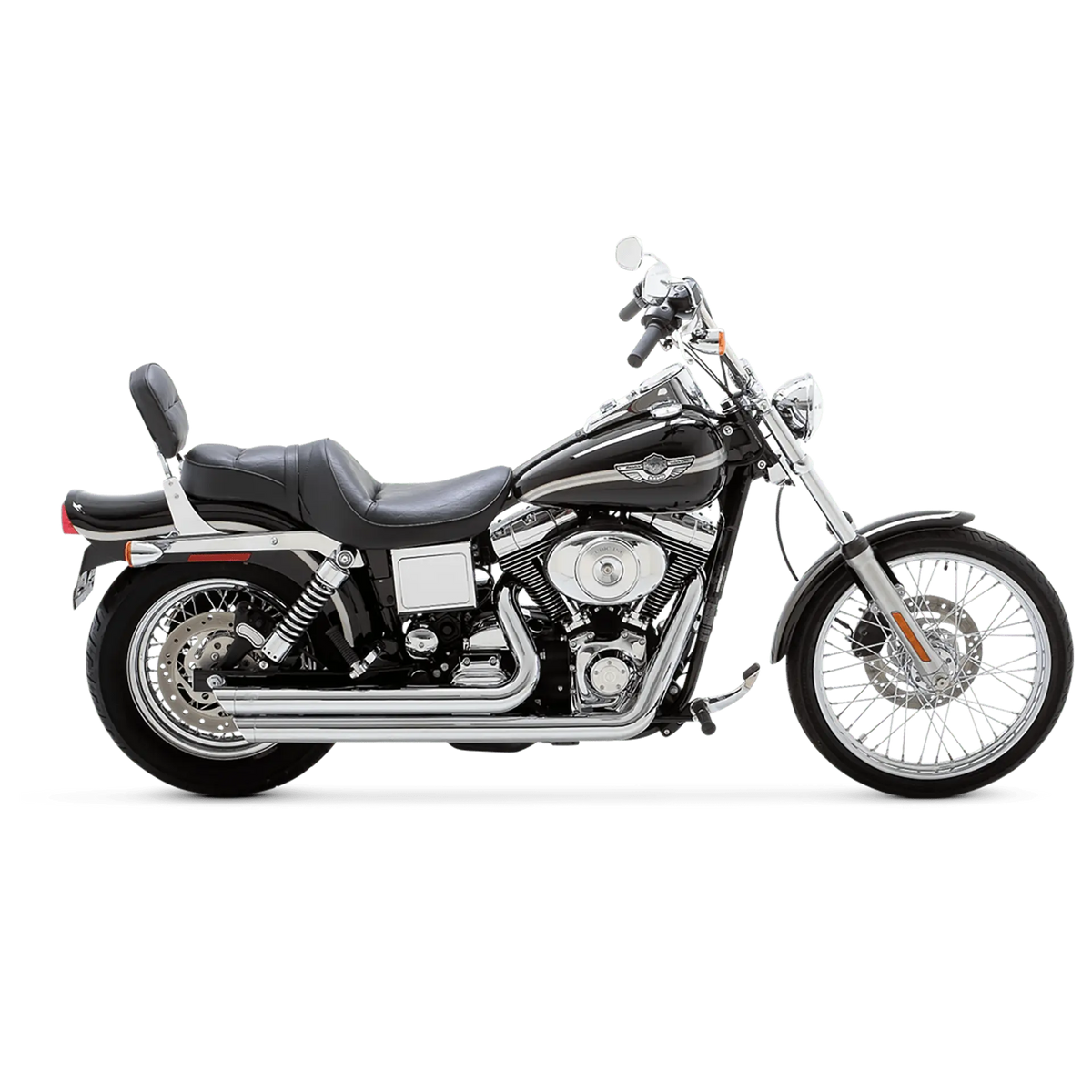 Vance & Hines Big Shots Staggered Exhaust System – Chrome – 17912