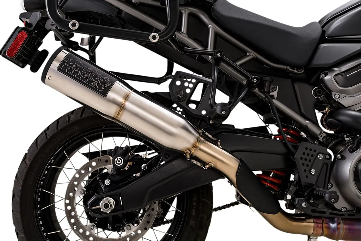 Vance & Hines Adventure Hi-Output 450 Slip-On Muffler – Silver – 16533