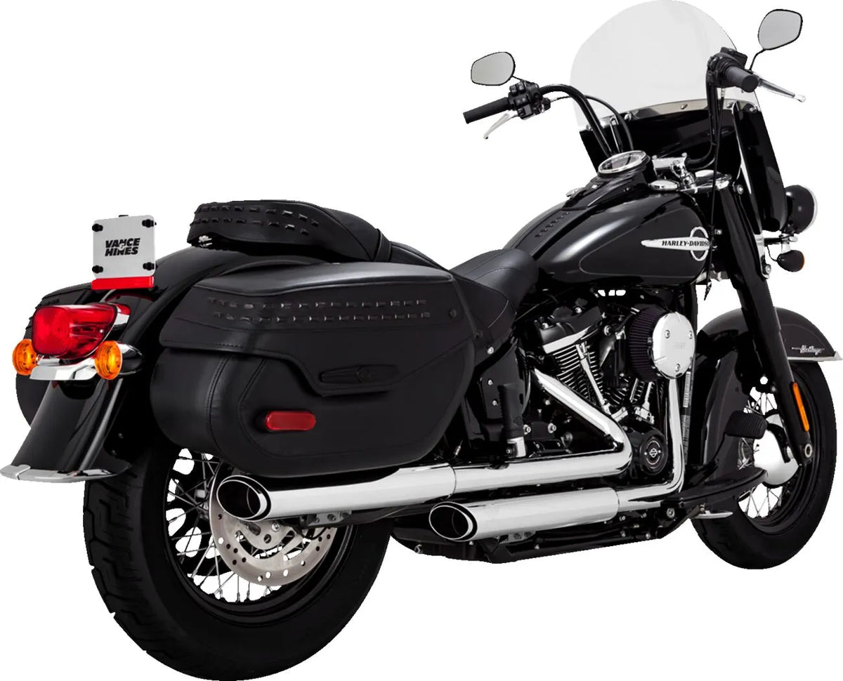 Vance & Hines 3" Twin Slash Slip-On Mufflers – Chrome – 16379