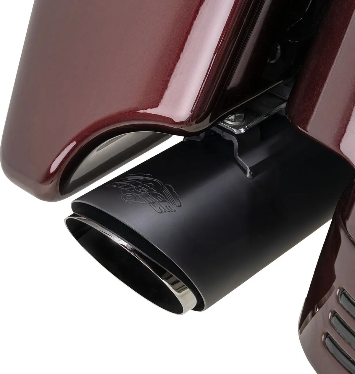 Vance & Hines Twin Slash Slip-On Muffler – Black – 46672