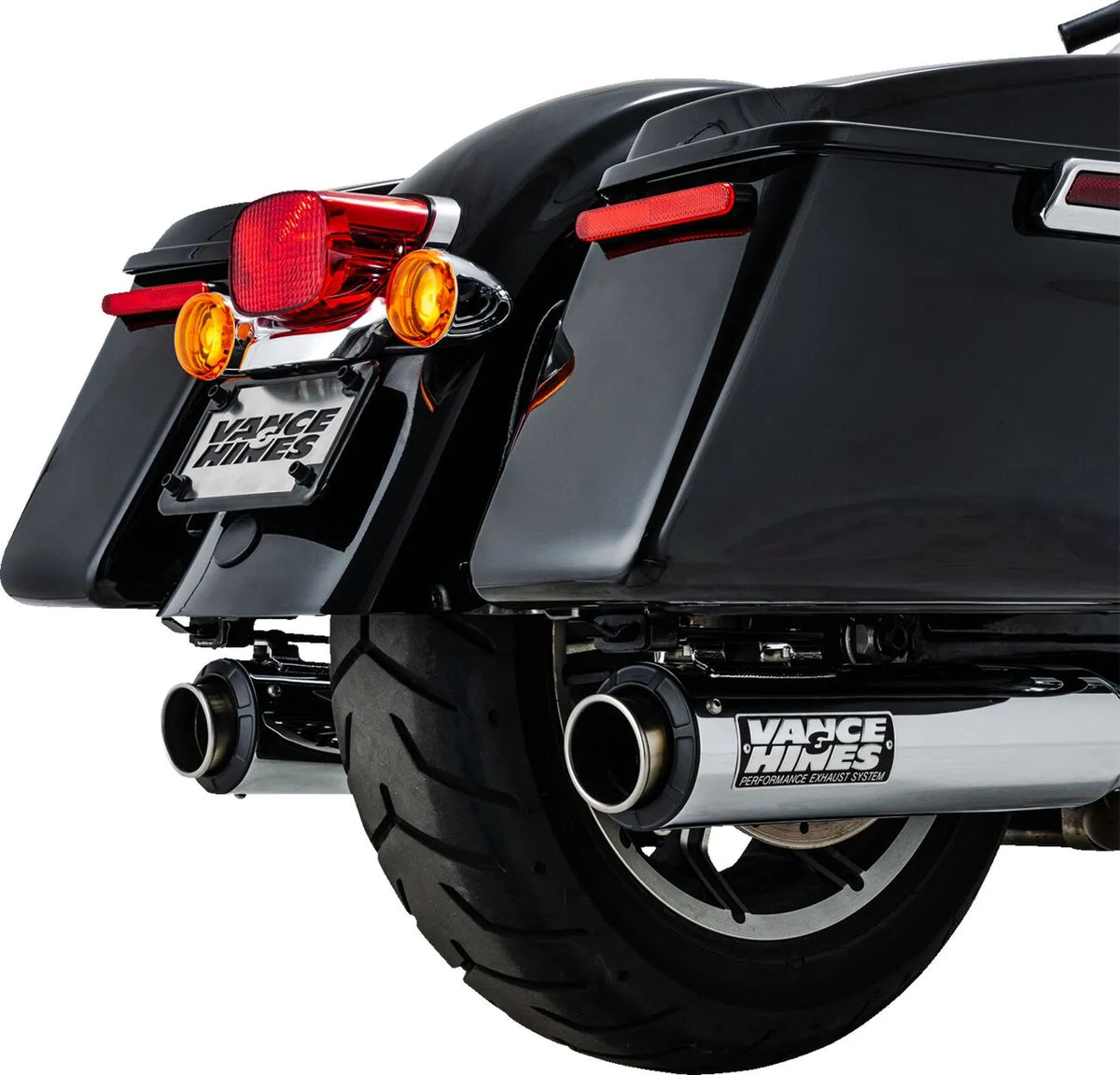 Vance & Hines Supersport Slip-On Mufflers – Chrome – 16721