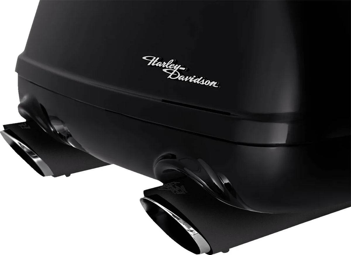 Vance & Hines Twin Slash Slip-On Mufflers – Matte, Black – 46796
