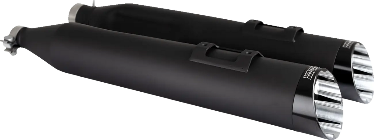 Vance & Hines Razorback 450 Slip-On Mufflers – Black – 47960