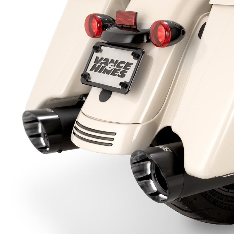 Vance & Hines Razorback 450 Slip-On Mufflers – Chrome – 17960