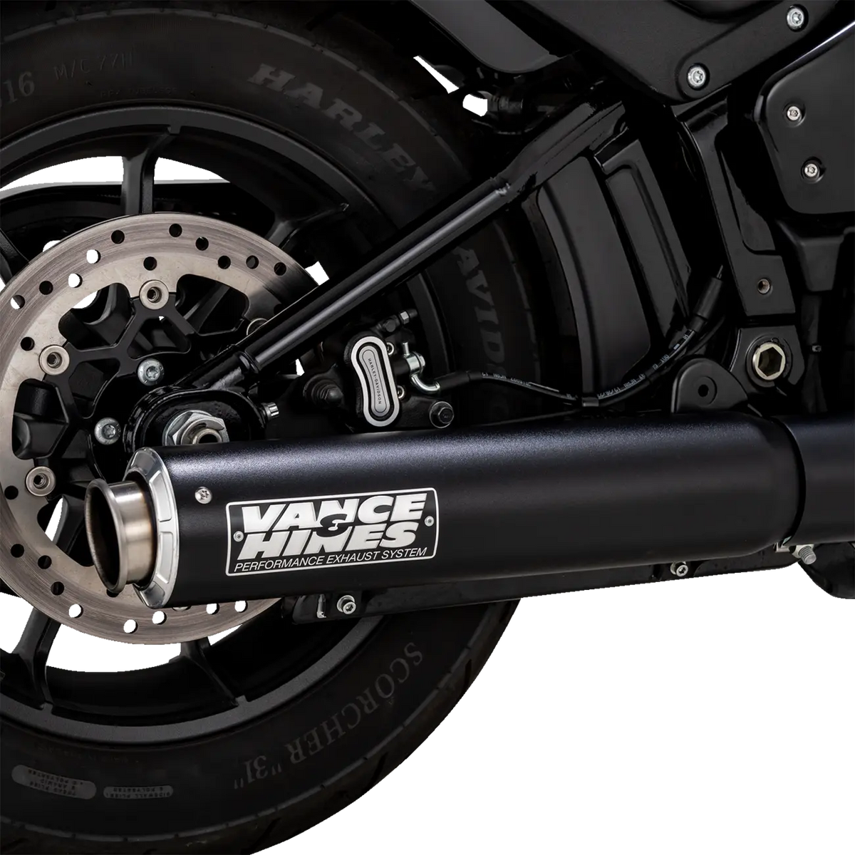 Vance & Hines Supersport Slip-On Muffler – Wrinkle Black – 46746