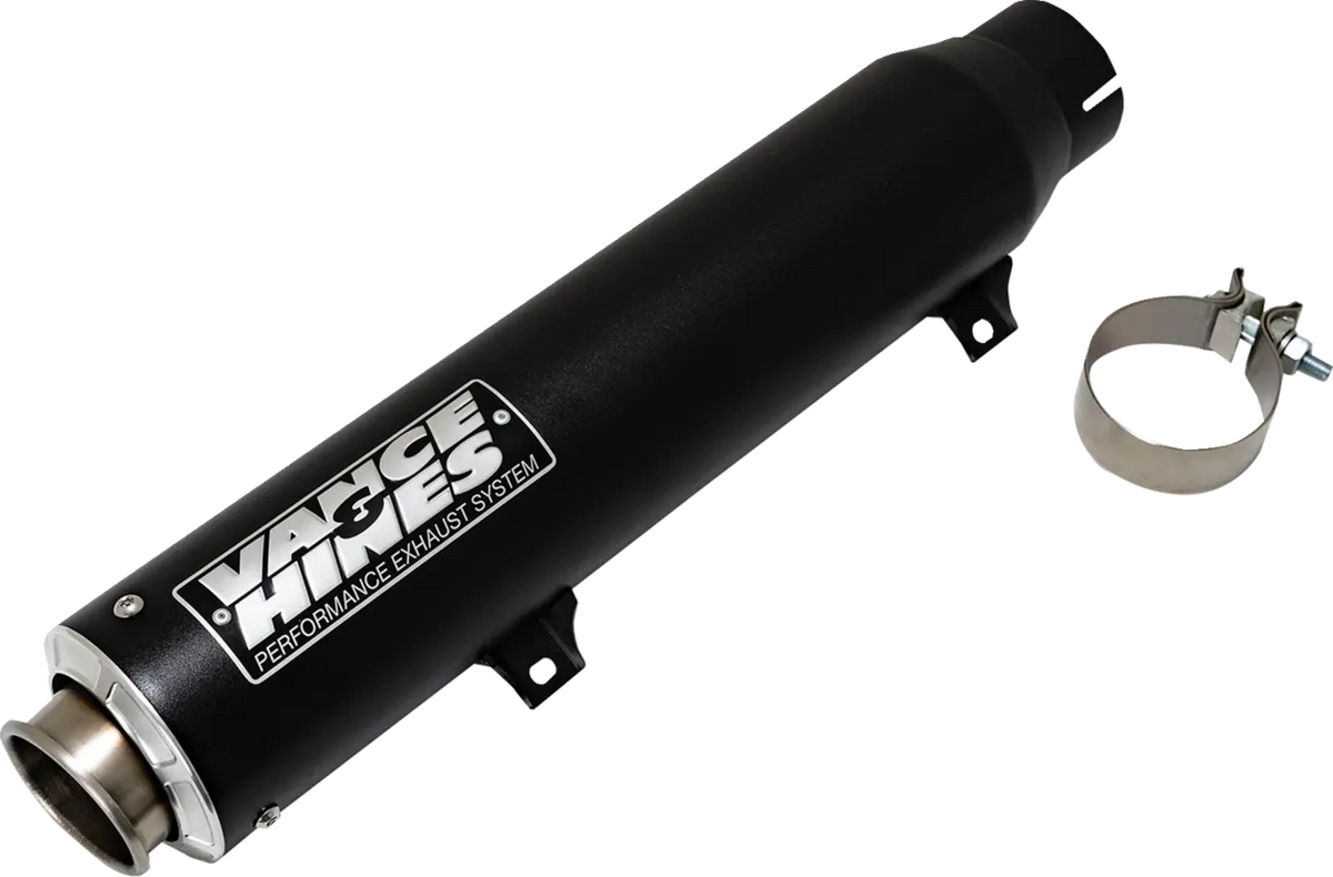 Vance & Hines Supersport Slip-On Muffler – Wrinkle Black – 46746