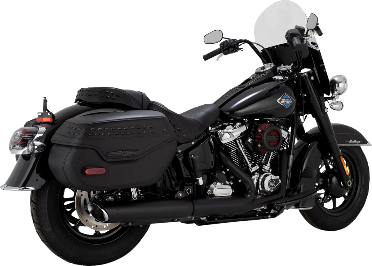 Vance & Hines Twin Slash Slip-On Muffler – Black – 46750