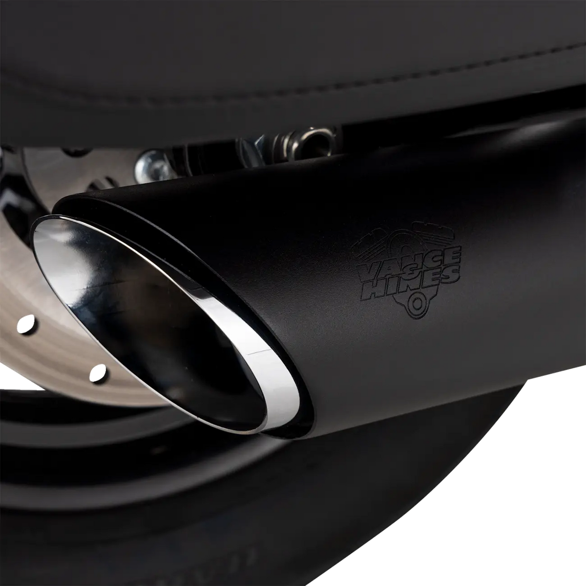 Vance & Hines Twin Slash Slip-On Muffler – Black – 46750